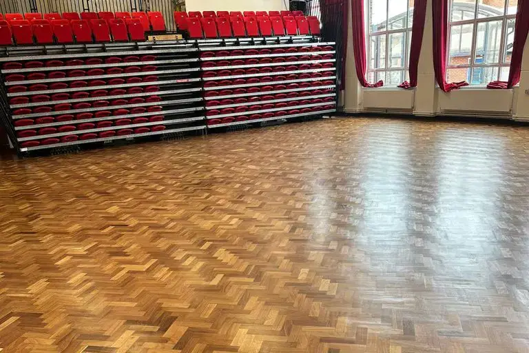 Beautifully restored parquet floor