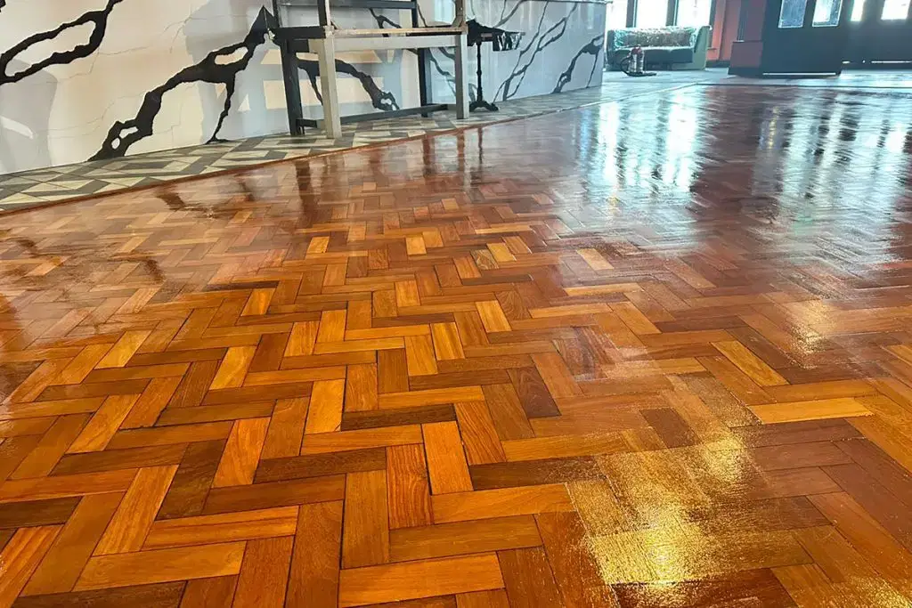 Warrington Pub floor after restoration