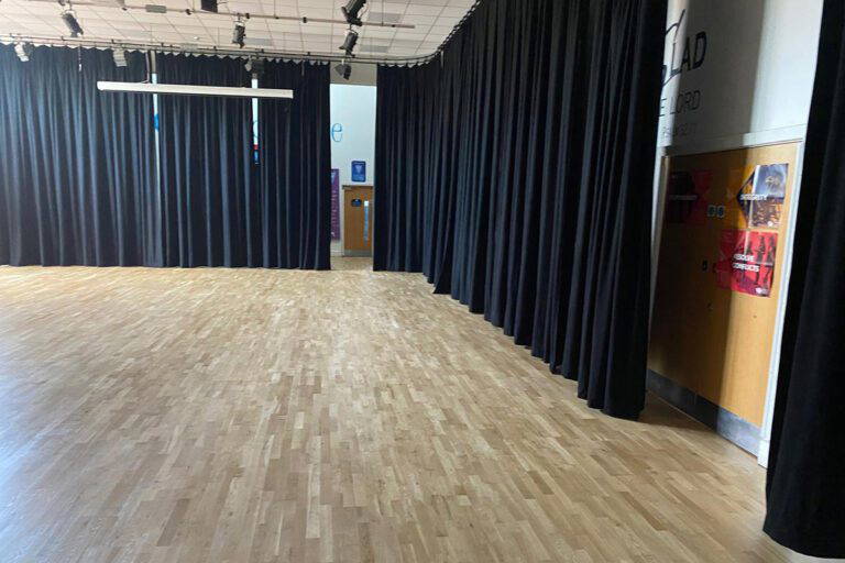 St Marys Primary School Hall Floor Before Floor Sanding | Floor Transformation