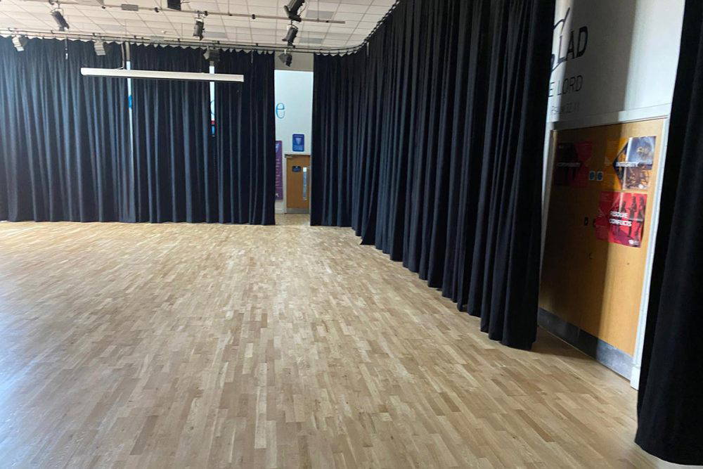 St Marys Primary School Hall Floor Before Floor Sanding | Floor Transformation